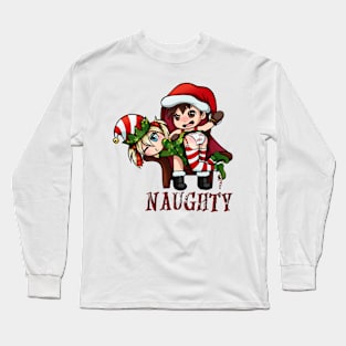 Naughty little elfie Long Sleeve T-Shirt